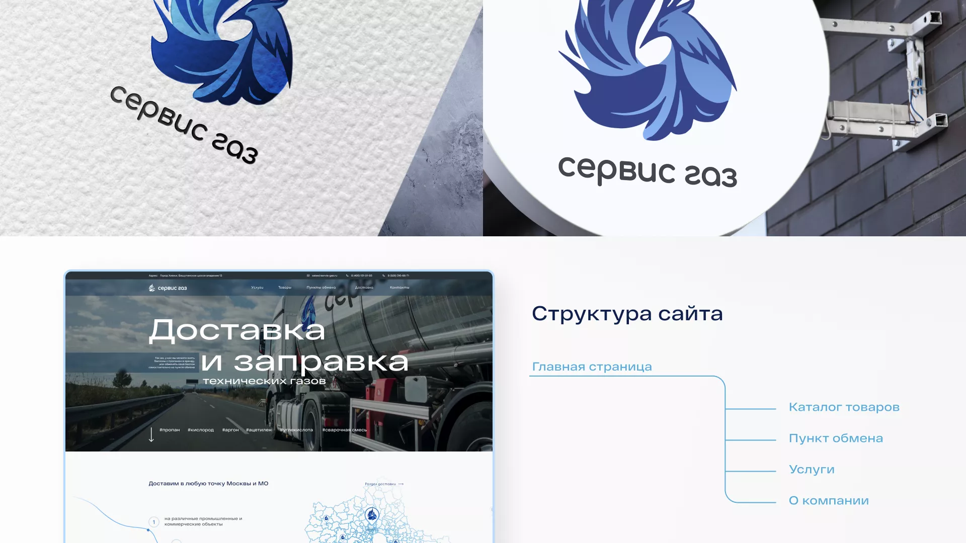 Создание сайта компании «Сервис газ» в Михайловске
