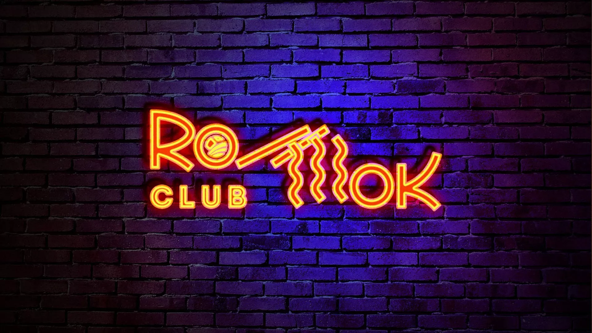 Разработка интерьерной вывески суши-бара «Roll Wok Club» в Михайловске